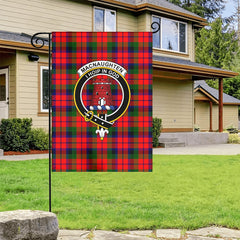MacNaughten Tartan Crest Garden Flag