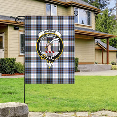 MacRae Dress Modern Tartan Crest Garden Flag