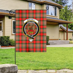 Makgill Tartan Crest Garden Flag