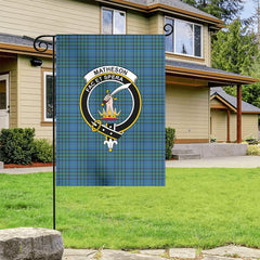 Matheson Hunting Ancient Tartan Crest Garden Flag