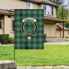 McArthur Ancient Tartan Crest Garden Flag