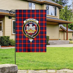 McLachlan Modern Tartan Crest Garden Flag