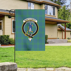 Montgomery Ancient Tartan Crest Garden Flag
