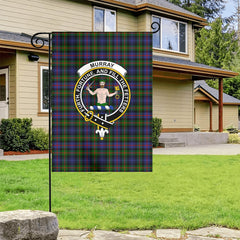 Murray of Atholl Modern Tartan Crest Garden Flag