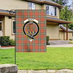 Scott Ancient Tartan Crest Garden Flag