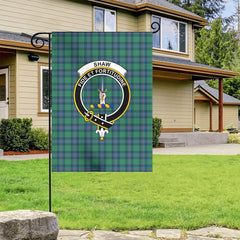 Shaw Ancient Tartan Crest Garden Flag