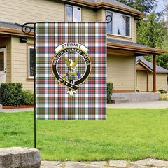 Stewart Dress Modern Tartan Crest Garden Flag