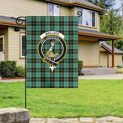 Wallace Hunting Ancient Tartan Crest Garden Flag