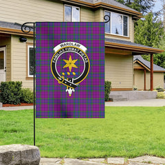 Wardlaw Modern Tartan Crest Garden Flag