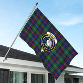 Calder (Calder-Campbell) Tartan Crest House Flag