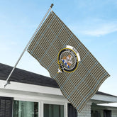 Haig Check Tartan Crest House Flag
