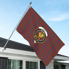 Lyle Tartan Crest House Flag