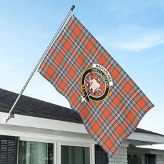 MacFarlane Ancient Tartan Crest House Flag