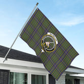 MacMillan Hunting Modern Tartan Crest House Flag