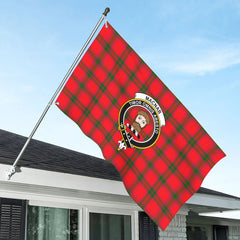 MacNab Modern Tartan Crest House Flag