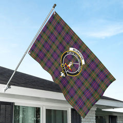McBrayne Tartan Crest House Flag