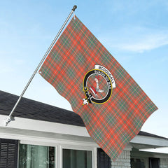 McDougall Ancient Tartan Crest House Flag