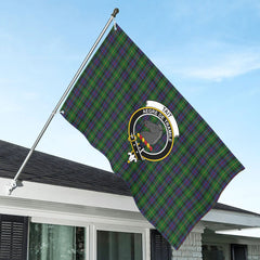 Tait Tartan Crest House Flag