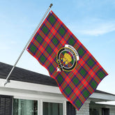 Wauchope (or Waugh) Tartan Crest House Flag