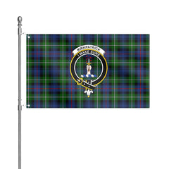 Kirkpatrick Tartan Crest House Flag