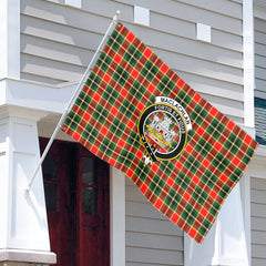 MacLachlan Hunting Modern Tartan Crest House Flag