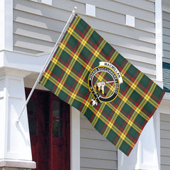 MacMillan Old Modern Tartan Crest House Flag
