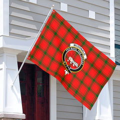 McDonald of Sleat Tartan Crest House Flag