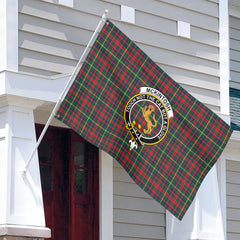 McKintosh Hunting Modern Tartan Crest House Flag