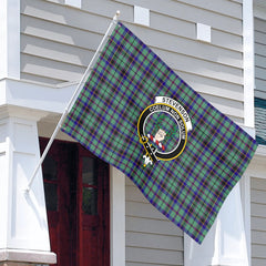 Stevenson Tartan Crest House Flag