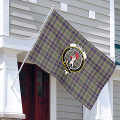 Taylor Weathered Tartan Crest House Flag