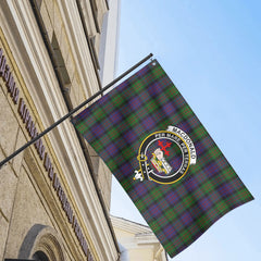 MacDonald Tartan Crest House Flag