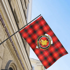 MacIver Modern Tartan Crest House Flag