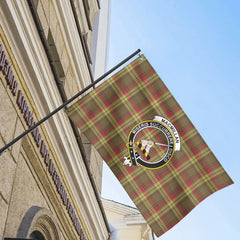 MacMillan Old Weathered Tartan Crest House Flag