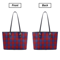 Matthews Tartan Leather Tote Bag