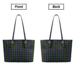 McCaskill Tartan Leather Tote Bag