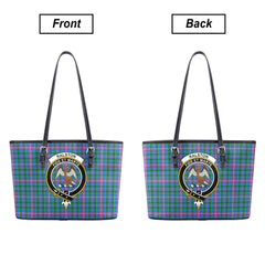 Ralston Tartan Crest Leather Tote Bag