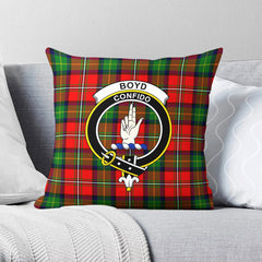 Boyd Modern Tartan Crest Pillow Cover
