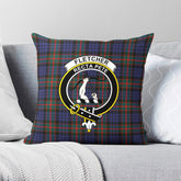 Fletcher of Dunans Tartan Crest Pillow Cover
