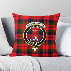 MacNaughten Tartan Crest Pillow Cover