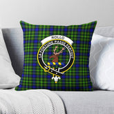 Rollo Modern Tartan Crest Pillow Cover