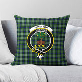 Swinton Tartan Crest Pillow Cover
