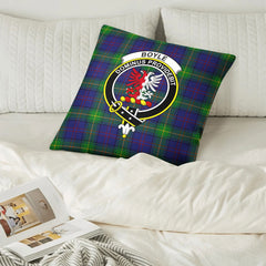 Boyle Tartan Crest Pillow Cover