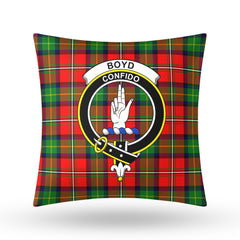 Boyd Modern Tartan Crest Pillow Cover