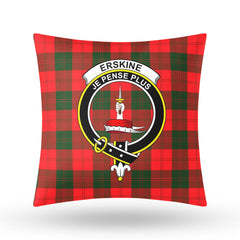 Erskine Modern Tartan Crest Pillow Cover