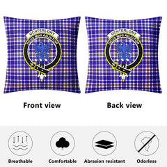 Ochterlony Tartan Crest Pillow Cover