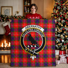 Abernathy Tartan Crest Quilt