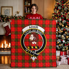 Adair Modern Tartan Crest Quilt