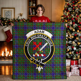Adam Tartan Crest Quilt