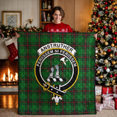 Anstruther Tartan Crest Quilt