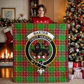 Baxter Modern Tartan Crest Quilt